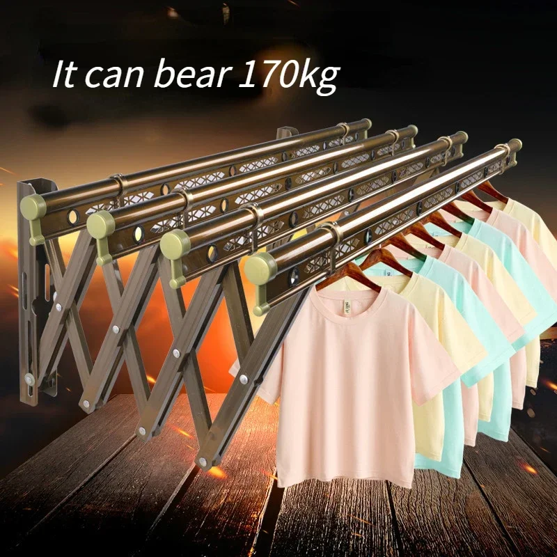 retractable-clothes-hanger-outdoor-folding-quilt-hanger-pulling-and-pushing-drying-rack-balcony-outside-clothes-hanger