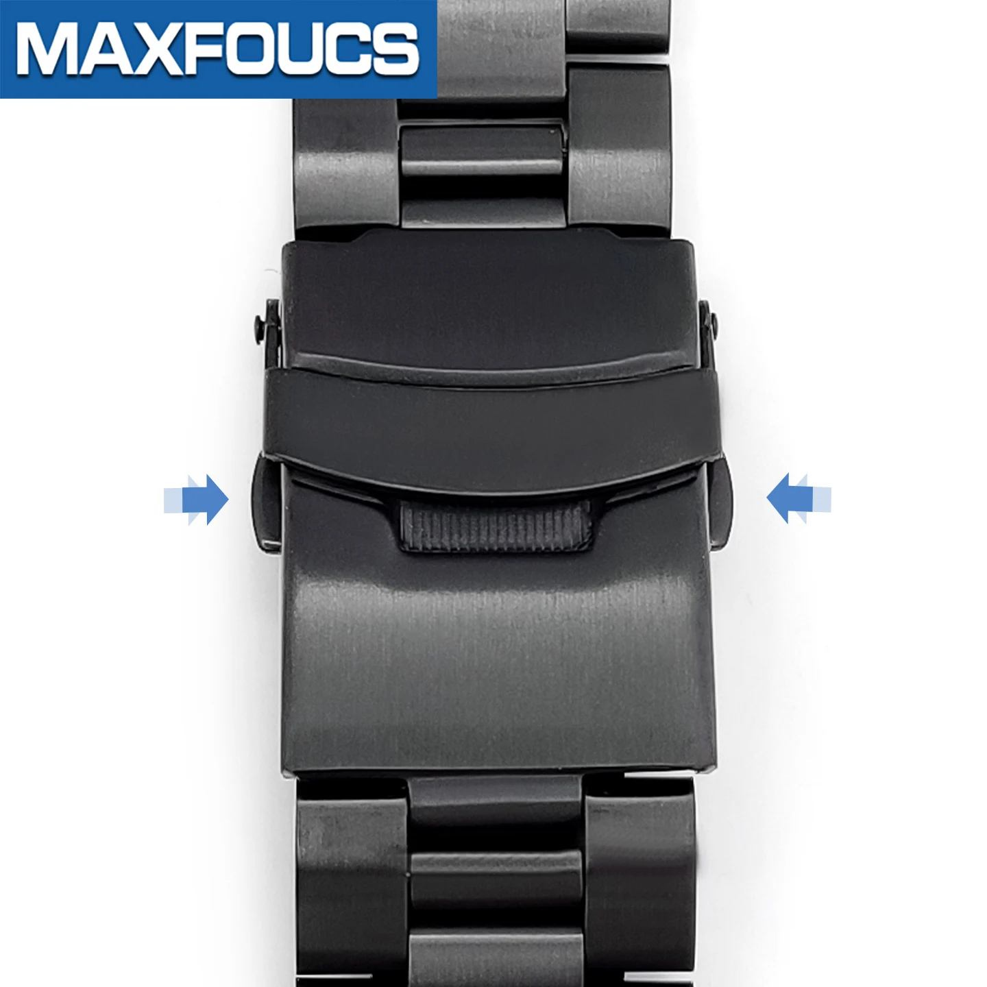 22mm Uhrenarmband für SKX007 Taucheruhr, Edelstahl, gebürstet, gebogen, mit massiven/hohlen Endgliedern, Uhrenband-Zubehör – Detail 5