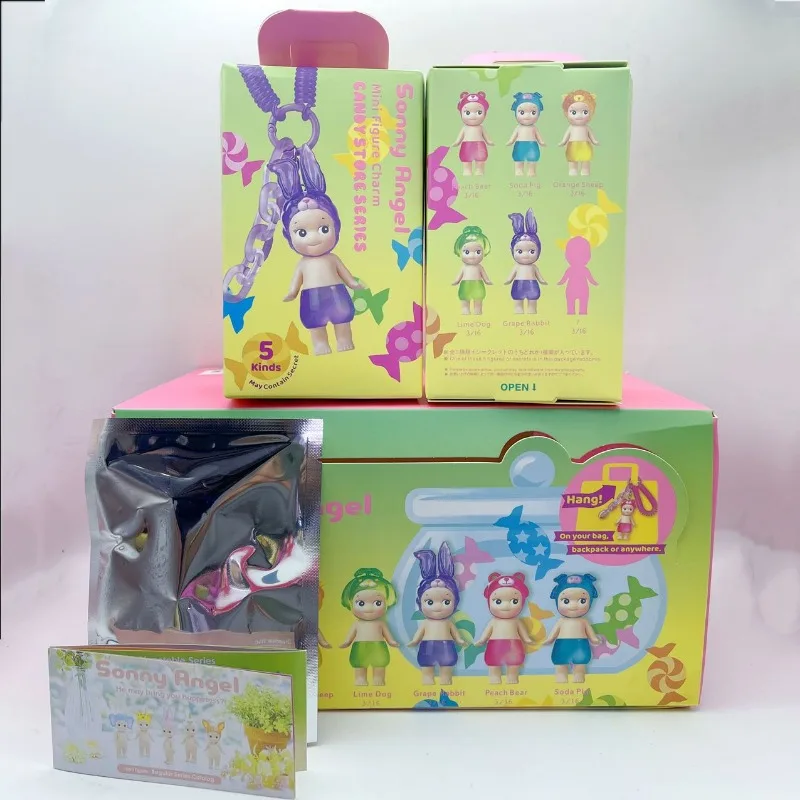 Macny Angel Blind Box Hippers, Dream Candy PRSeries, Figurines, Ornements, Poupées, Porte-clés pour enfants, Cadeaux de Noël, 1 Pc, 6Pcs