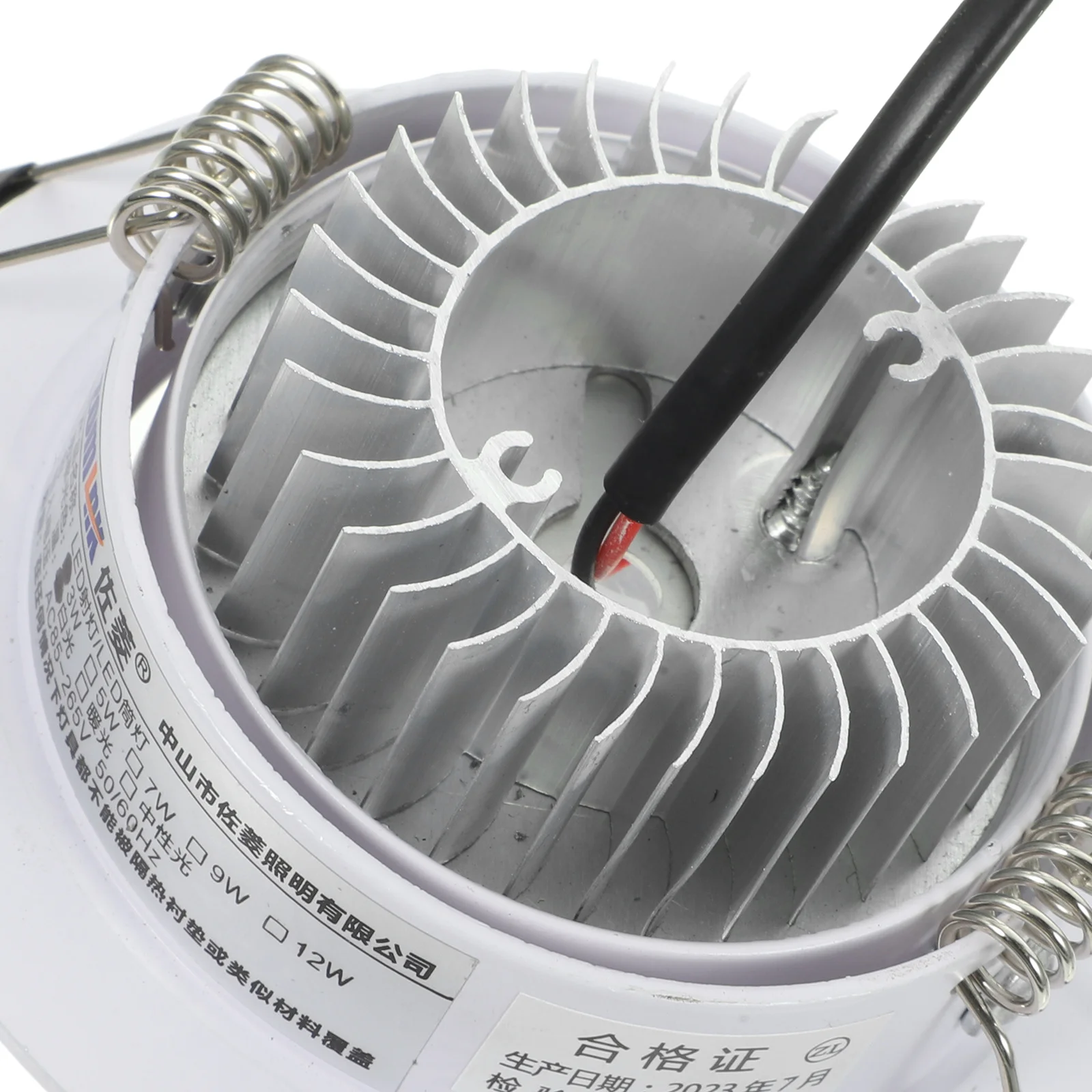 

6Pcs LED Recessed Downlight White Light Energy Saving Ceiling Lamp Shockproof for Home Office LED Downlight Daylight