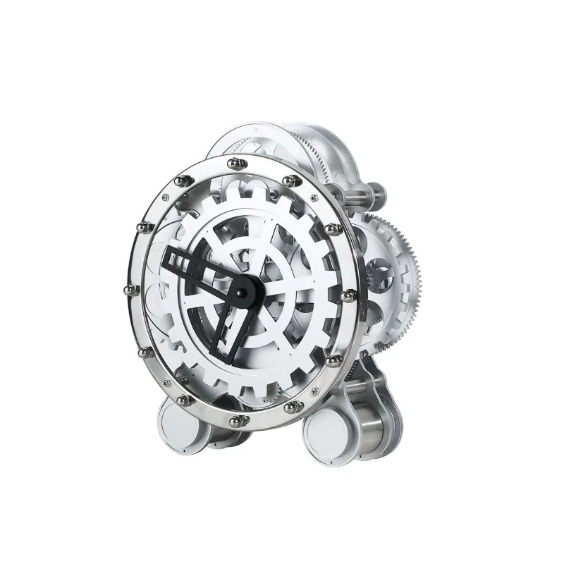 Modern simple light luxury mechanical clock ornament study shelf living room sales department model room desktop jewelry