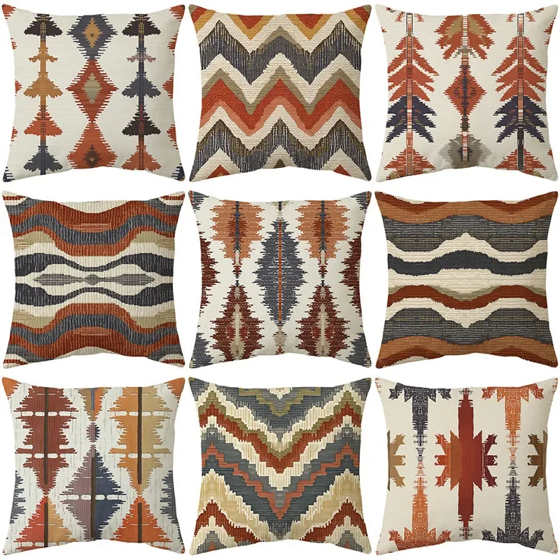 Amazon temu hot cross-border new products Bohemian pillow cover Persian printing pillow custom wholesale