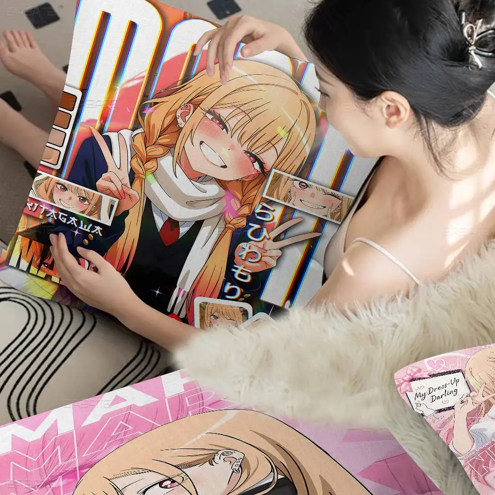 My d-dress up darling Pillow Anime Pillow Sofa Bed Head Pillow Cover Cushion Cover 45x45 cm Fashion
