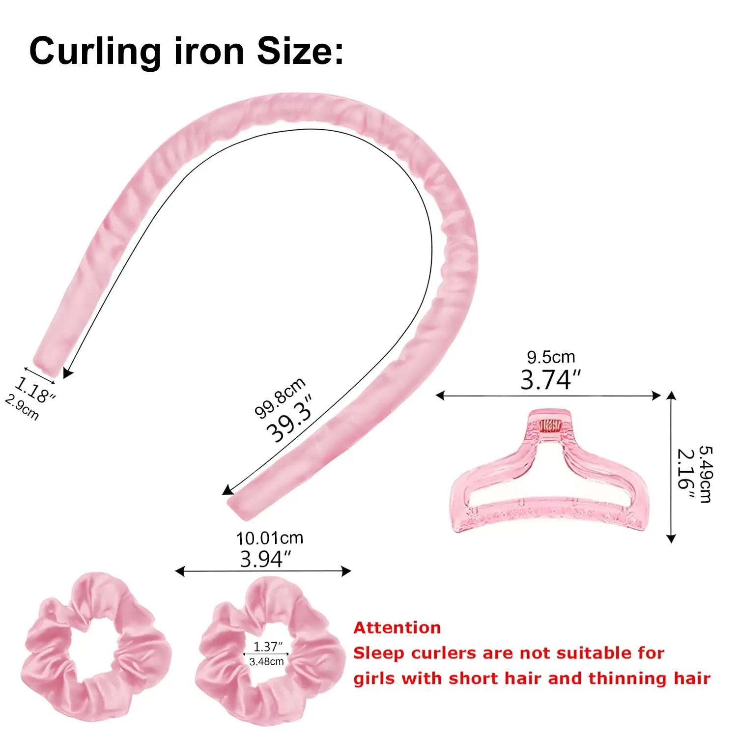 أدوات تجعيد الشعر بدون حرارة - قضبان تجعيد الشعر بدون حرارة طوال الليل من إسفنج الساتان للشعر الطويل، تجعيدات خالية من الضرر بنفسك #2