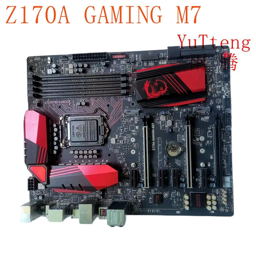 

For MSI Z170A GAMING M7 Intel Z170 LGA 1151 DDR4 Motherboard 100% test ok send