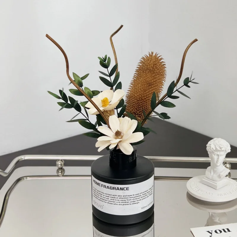 Flameless Aromatherapy Home Indoor Long-lasting Bedroom Lazy Weekend Bathroom Dried Flower Decoration Niche Indoor Fragrance