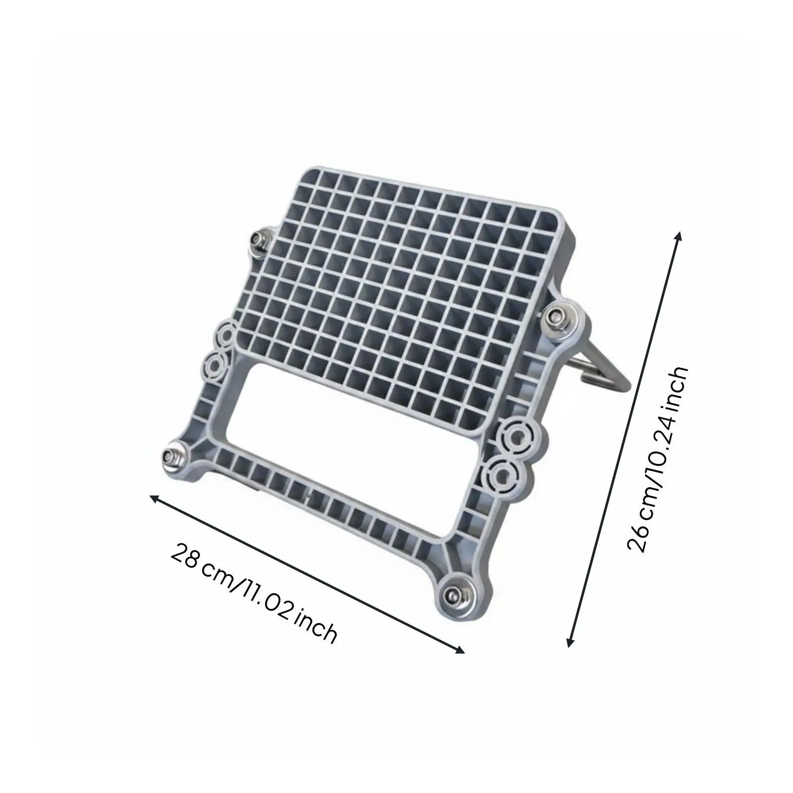 Inflatable Boat Motor Mount Outboard Motor Mount Bracket Resistant Transom Plate Bracket for Fishermen