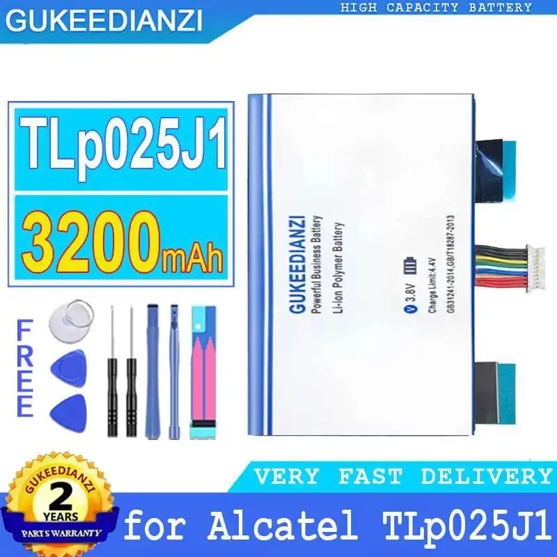 

3200Mah Premium Replacement For Alcatel Tlp025j1 Mobile Phone Battery