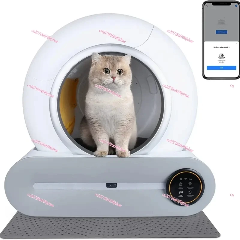 

Controllo App toilette automatica per gatti autopulente per gatti Sandbox Smart lettiera con gatto