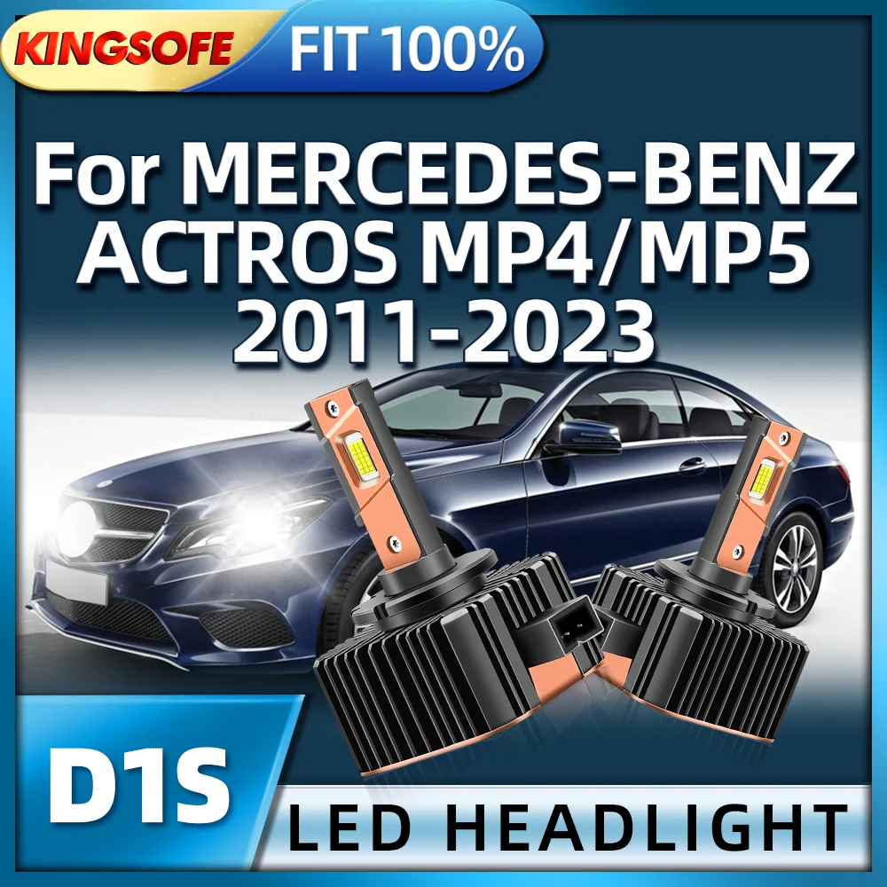 30000LM Headlight D1S 110W LED Lights For MERCEDES-BENZ ACTROS MP4 MP5 2011 2012 2013 2014 2015 2016 2017 2018 19 20 21 22 2023