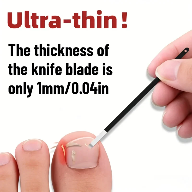 Stainless Steel Ingrown Toenail Correction Tool, Nail Trimming Auxiliary Tool for Men and Women, Essential Foot Tool for Home image 2