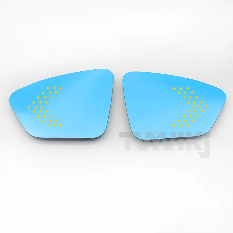 1 pair For Toyota Rush 2018-2020 Heated Side rearview mirror blue glass lens LED indicator Wide Angle anti glare car mirrors