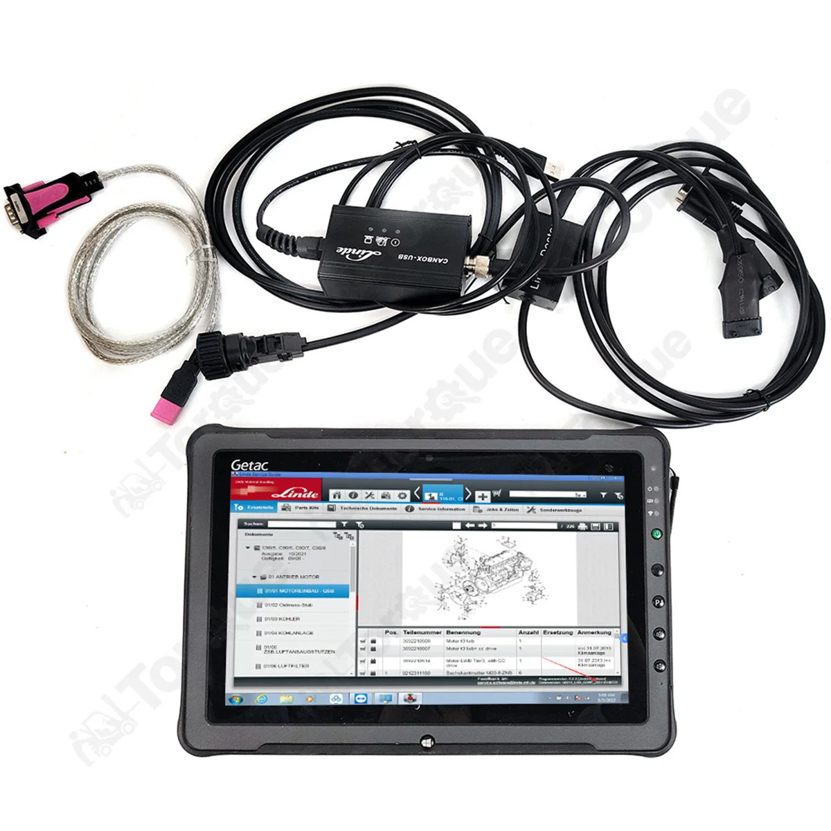 

F110 Tablet Forklift Truck Diagnostic Tool for Linde Canbox doctor linde pathfinder LSG LINDOS LINDE canbox diagnostic tool