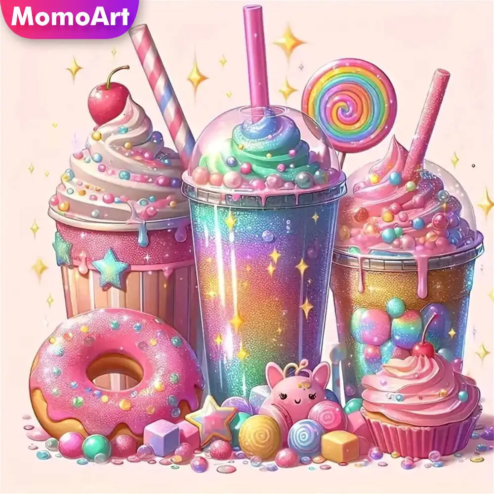 Momoart Bär Diamant Mosaik Tier voller Runde Diamant Malerei Mond Stickerei neue Ankunft handgemachte Hobby