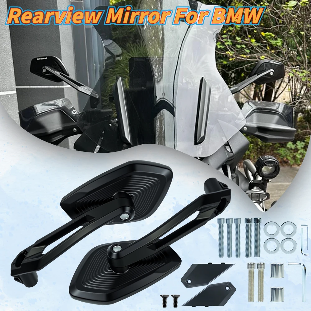 

Motorcycle Mirrors For BMW R1300GS R1200GS R1250GS F850GS ADV Universal Motorcycle Side Mirrors Adventure Motorcycle Accessories