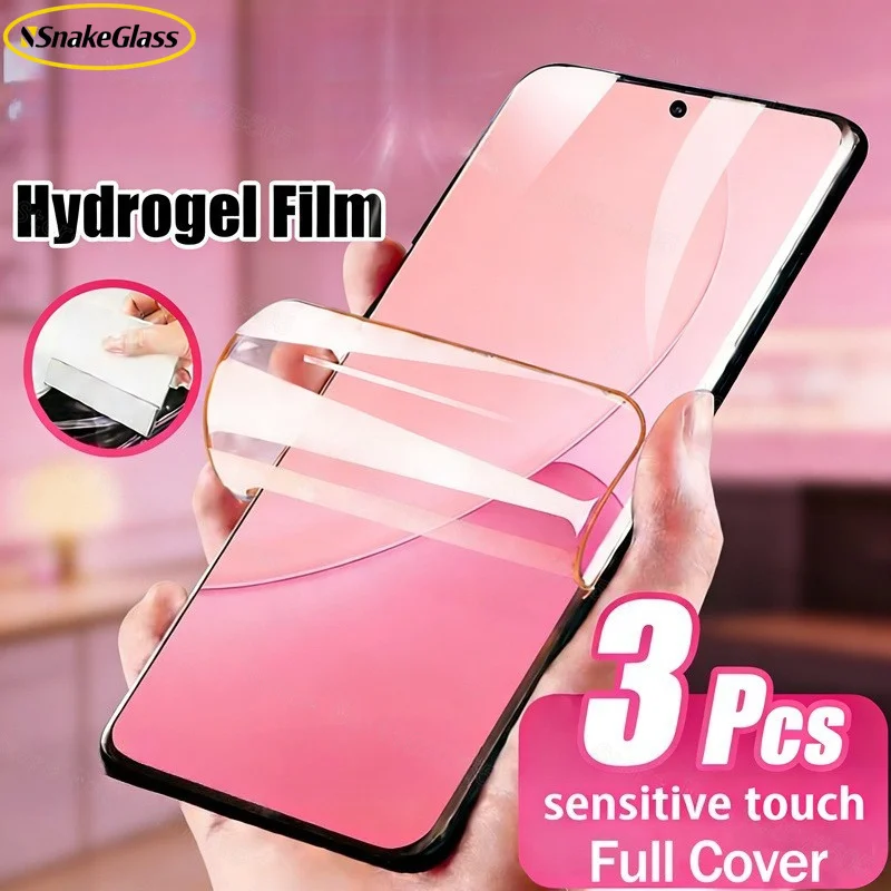 3PCS Película Hidrogel HD para Moto G87 G47 G37 Power G77 G67 G17Power G57 Razr Ultra 2026 Razr 70+ Protetor de Tela TPU, Anti-Risco