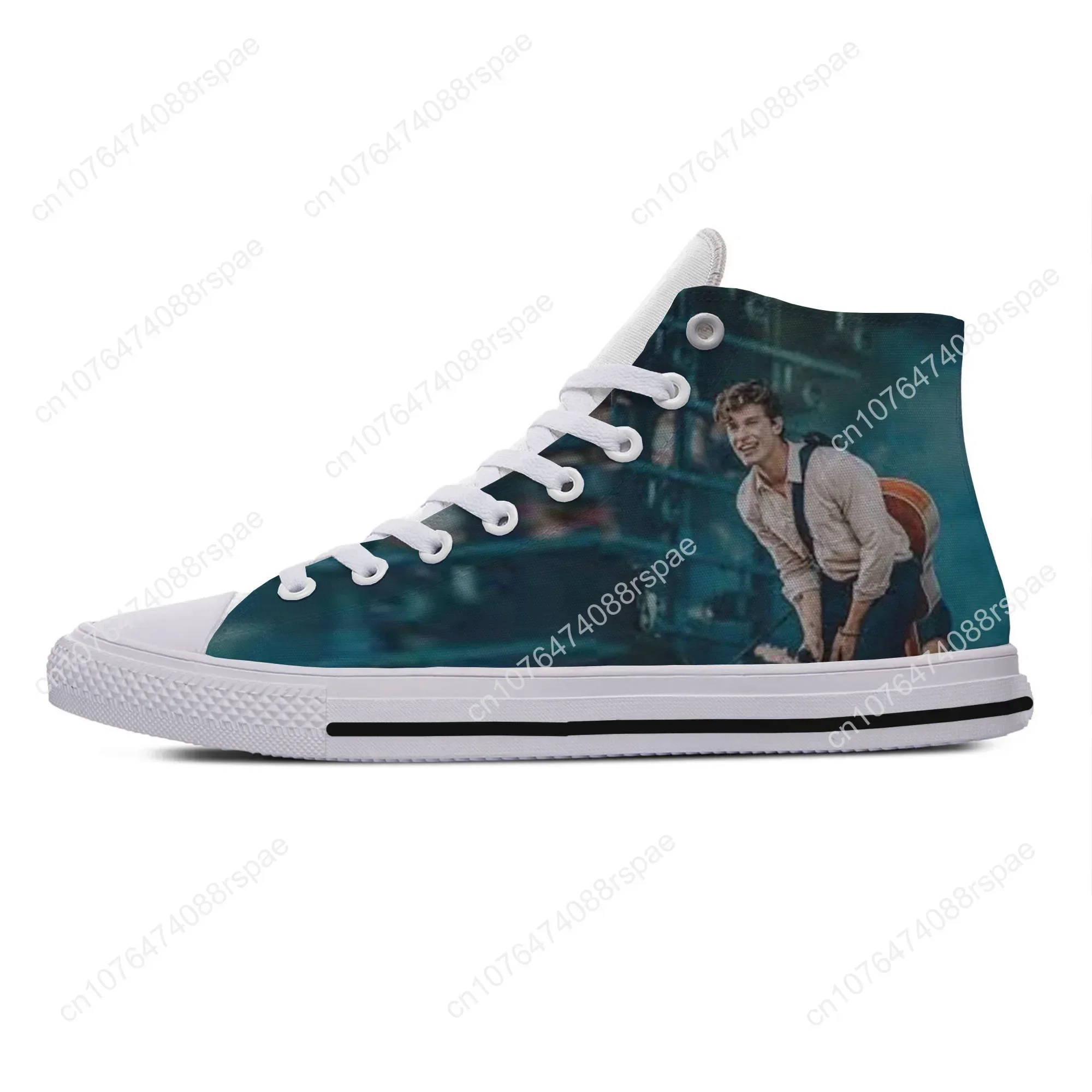Hot Cool Funny Summer High Quality Sneakers Handiness Casual Shoes Pop Music for Men Women Shawn Mendes High Top Board Shoes