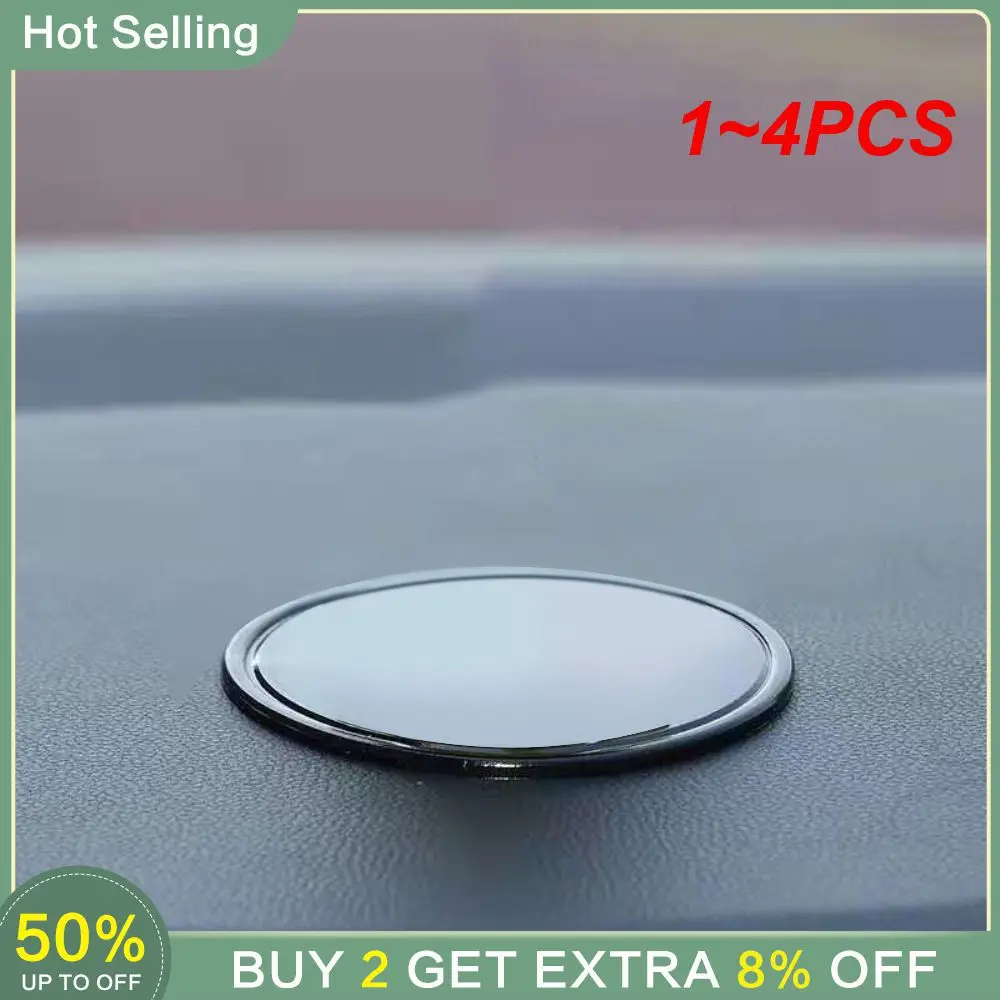 1~4PCS High Viscosity Anti-slip Pad Stable Against The Sun Anti-slip Pad Of Round Car Interior Transparent Round Pad