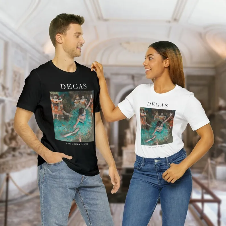 Edgar Degas' Green Dancer Impressionist T-Shirt