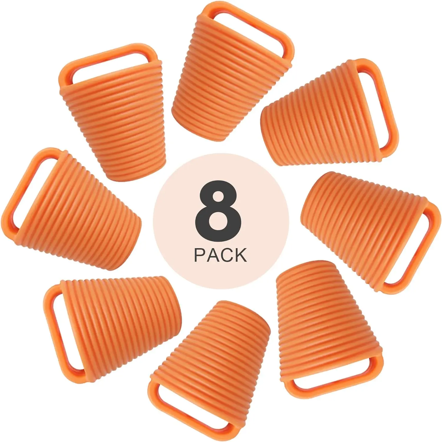 8 Pieces Kayak Scupper Plugs Kit TPE Scupper Plugs Drain Holes Stopper Bung with Handle (Large)