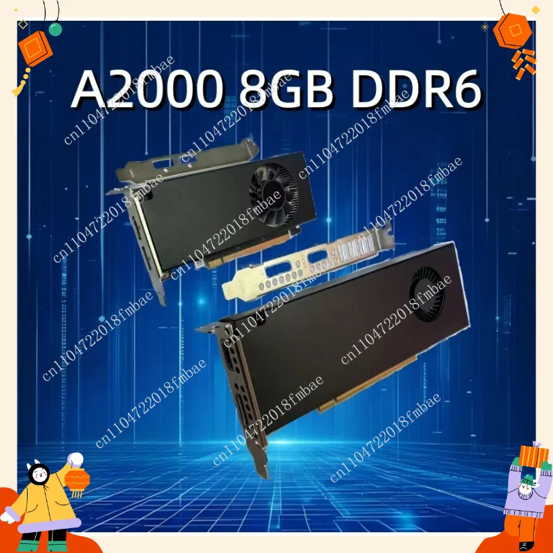 RTX A2000 8G graphics for connecting 4K high definition data to microcomputers and workstations