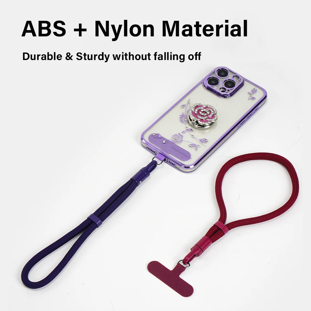 Universal Mobile Phone Anti-loss Wrist Strap Adjustable 360° Rotation Phone Self-locking Lanyard for iPhone 17 16 15 Pro Samsung