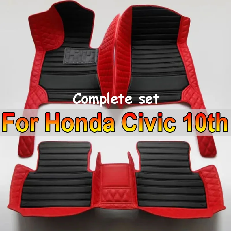 

For Honda Civic 10th 2021 2020 2019 2018 2017 2016 Car Floor Mats Carpets Auto Interior Accessories Covers Automotive Vehicles