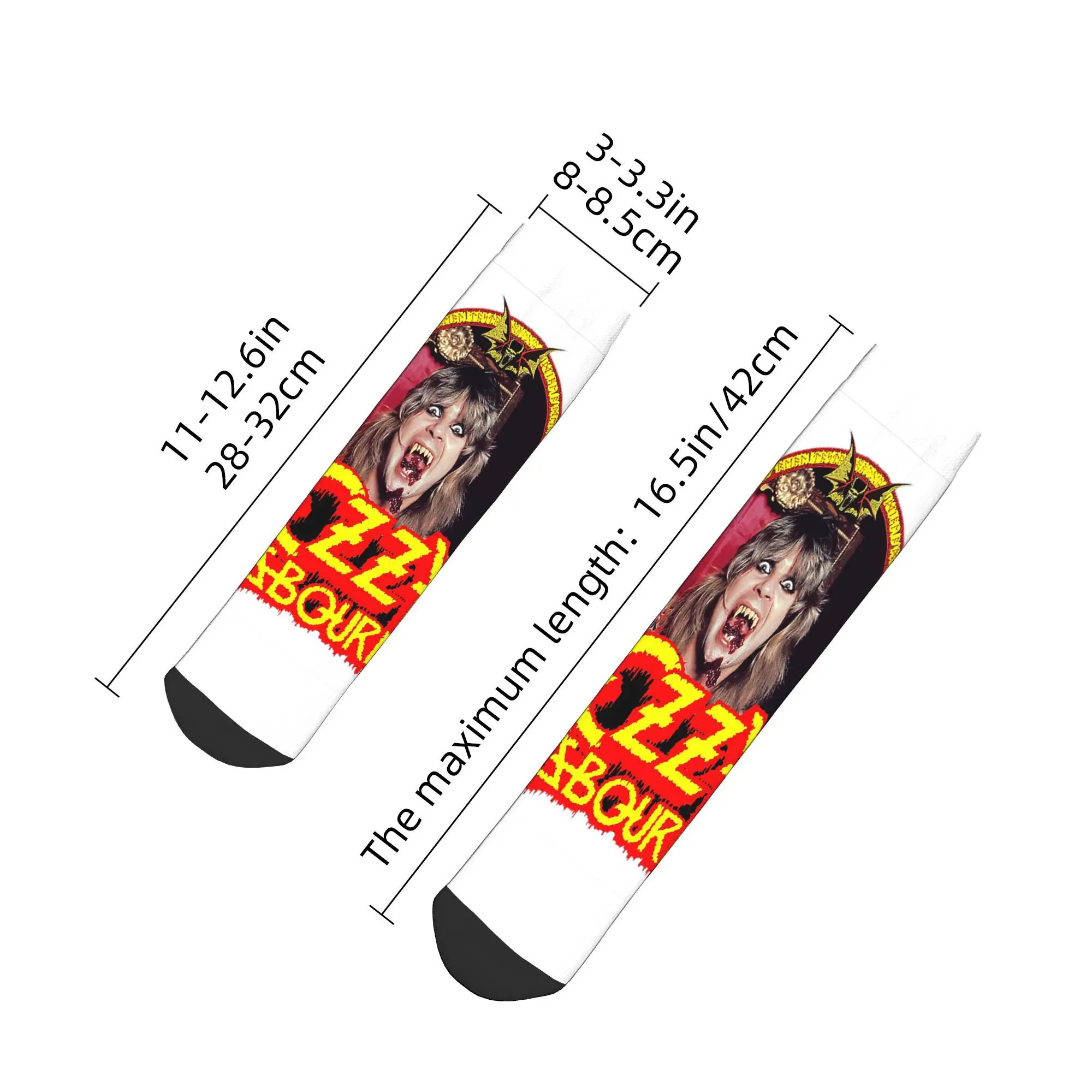 オジー・オズボーン マーチ プリンス・オブ・ダークネス ソックス 原宿 吸汗ストッキング オールシーズンソックス アクセサリー 男性用 女性用