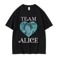 Team Alice Cullen Graphic T Shirt The Twilight Saga Movie Classic Tees Summer Men's Fashion Aesthetic T-shirts Unisex Streetwear