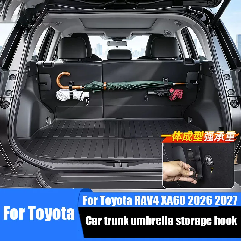 For Toyota RAV4 XA60 Wildlander 2026 2027 Car trunk umbrella storage hook car interior storage component