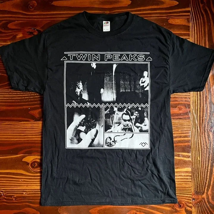 Twin Peaks Laura Palmer Charcoal Unisex Classic Style T-Shirt Summer New Men's and Women's Vintage Fashion Tops