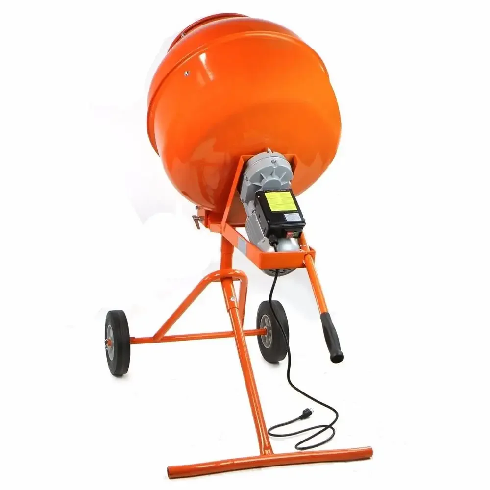 Centre commercial électrique portable en béton, 5.0 toxique, FT, RapDuty, Ciment, Assad, Mortier, Stuc, Graines, Fourrage, Serrure de sécurité, 1,2 HP