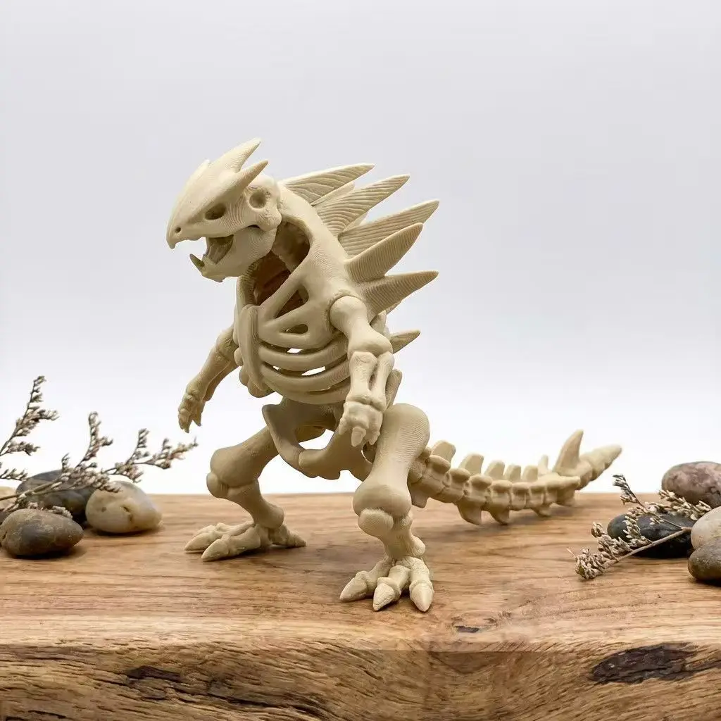 

3D Printed Pokemon Tyranitar Skull Style Figurine Model Collectible Gift Trendy Desktop Decor Anime Statue