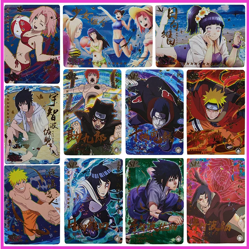 

Anime NARUTO Rare SSP SP Refraction Foil Deidara Senju Hashirama Indora Kakashi Toys for boys Collectible Cards Birthday Present