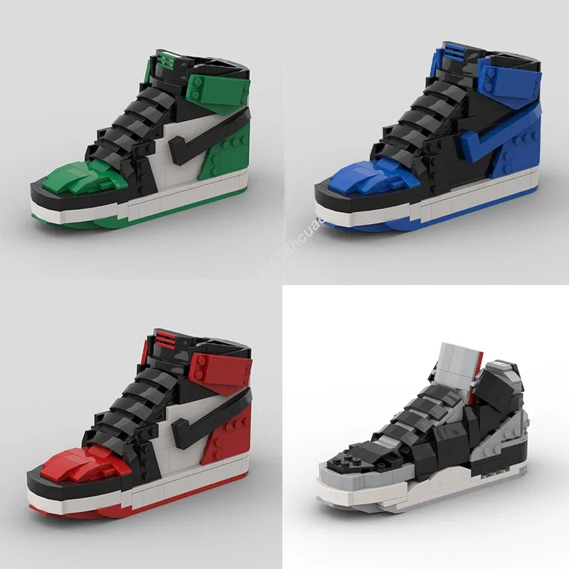 

273pcs MOC Sports Basketball Shoes Building Block Showcase Decorative DIY Perfect For Creative Christmas Gift