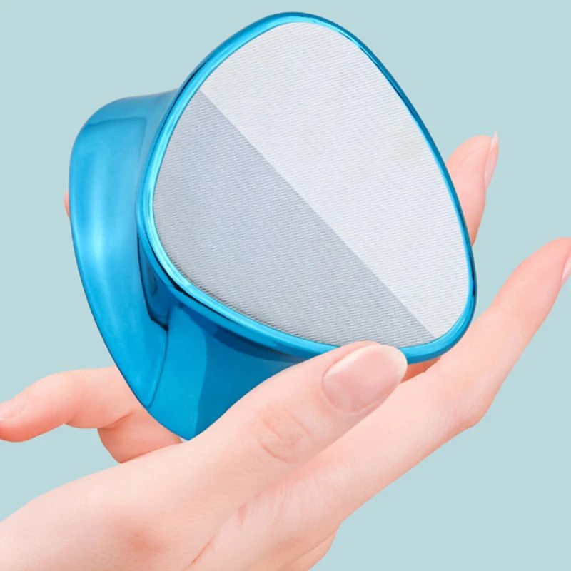 Dwustronne kryształowe narzędzie do pedicure, szklana nano-pielęgnacja, bezbolesna depilacja, gumka do usuwania martwego naskórka, pilnik do stóp, 2 w 1, do szlifowania stóp.