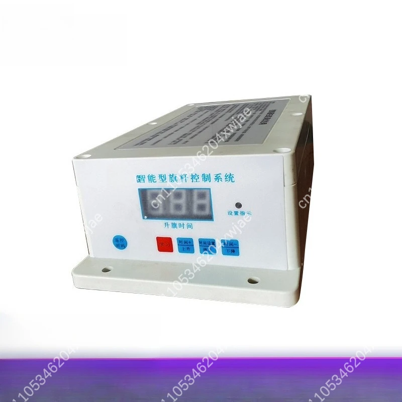 Automated Stainless Steel Flagpole Control System with Remote Operation for Professional Flag Raising