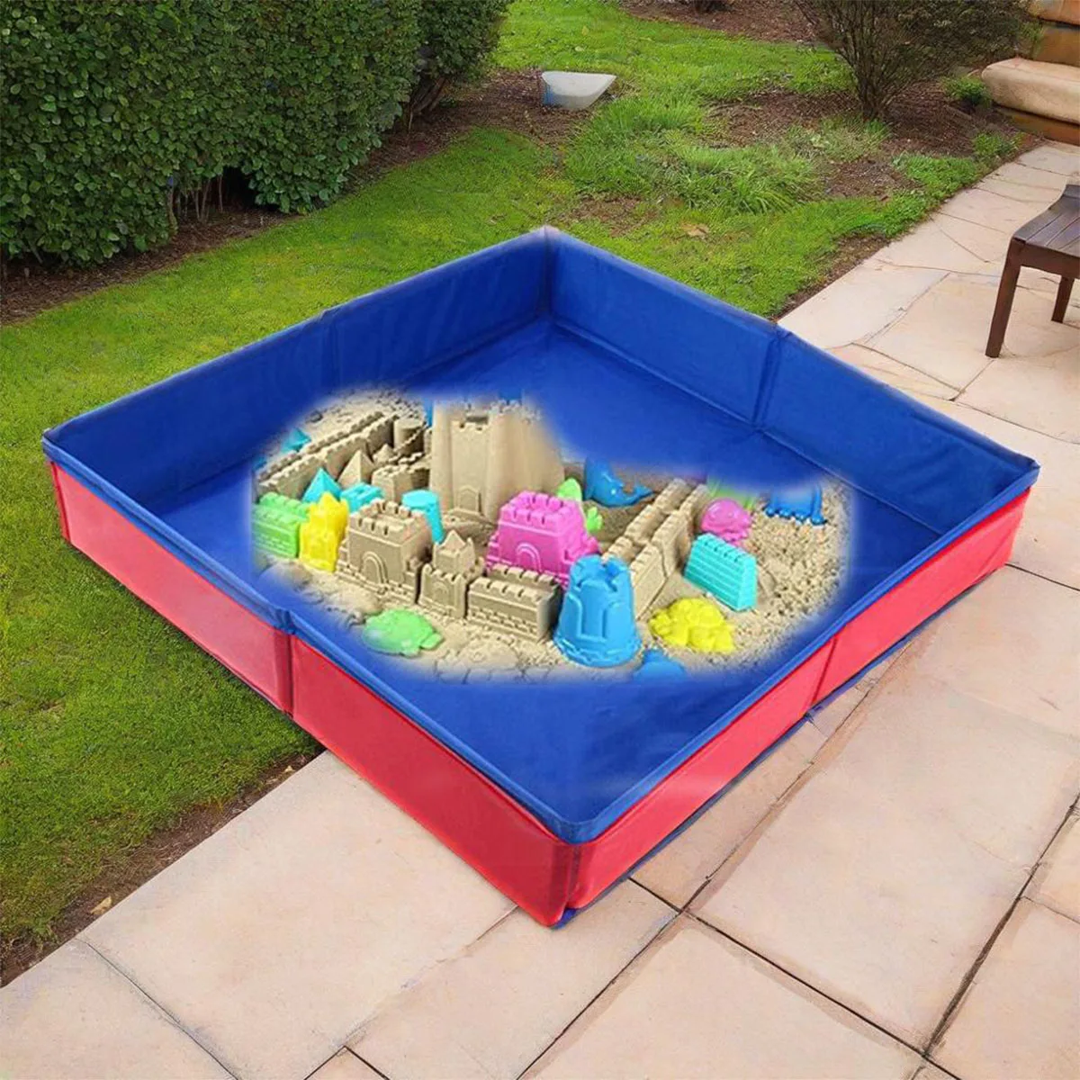 ألعاب طاولة الرمل للأطفال على الشاطئ في الفناء الخلفي أنشطة الألعاب الحسية ألعاب الأطفال الداخلية والخارجية هدايا للأولاد والبنات من سن 3 إلى 5 سنوات