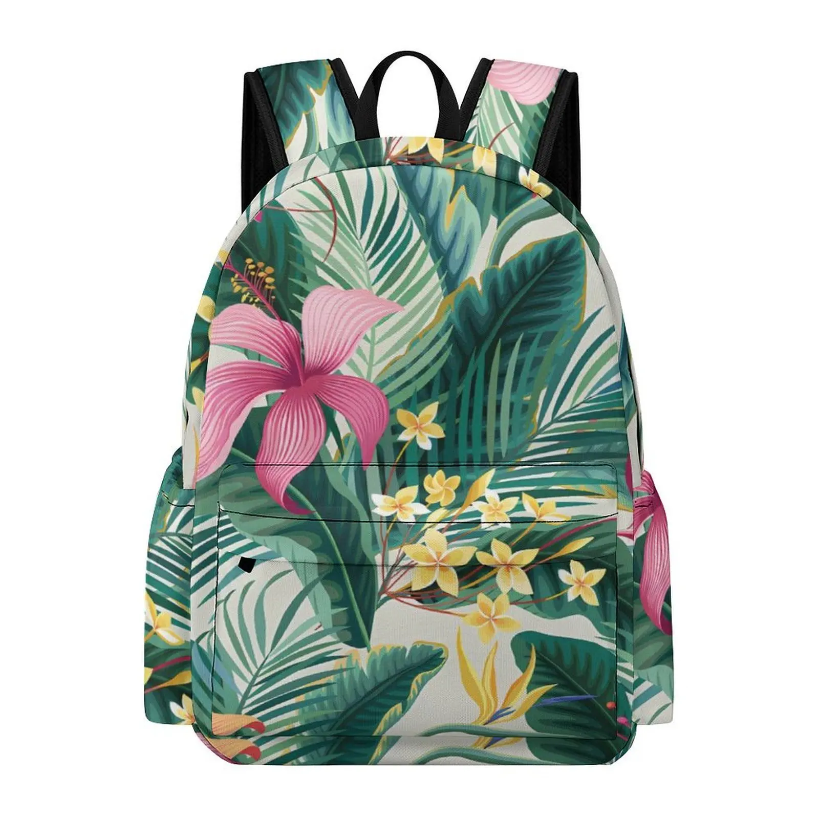 

16-дюймовые оптовые персонализированные школьные ранцы на заказ, сезон «Снова в школу», полинезийские самоанские племенные цветы, рюкзаки с 3D принтом