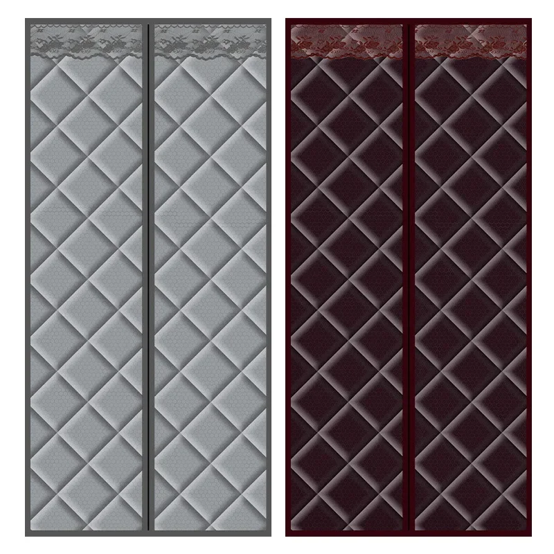 

Winter Windproof Thicken Door Curtains Warm Partition Curtains Magnetic Self Absorbing Door Screen Soundproof Doorways Curtain