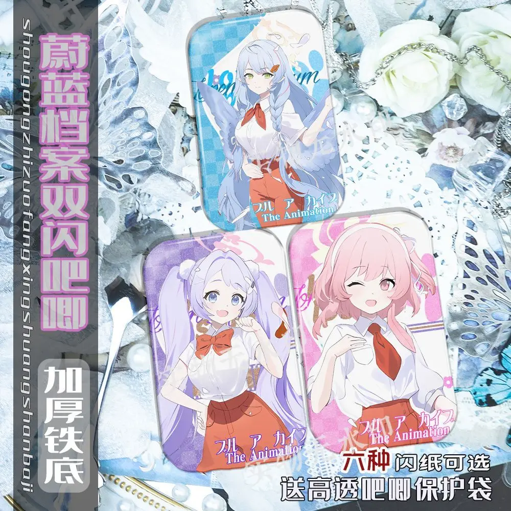 

3 шт., аниме, синий архив Aomori Mine Sumi Serina, брошь, милая булавка, кошелек, рюкзак, одежда, ювелирные изделия, значок, аксессуары, подарок