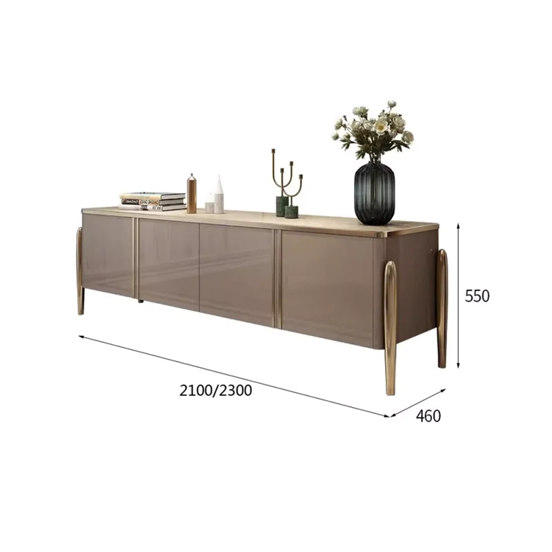 High Quality Nordic Tv Stands Modern Luxury Italian Glossy Tv Stands Unique Glamour Muebles Para Tv Furniture For Apartments