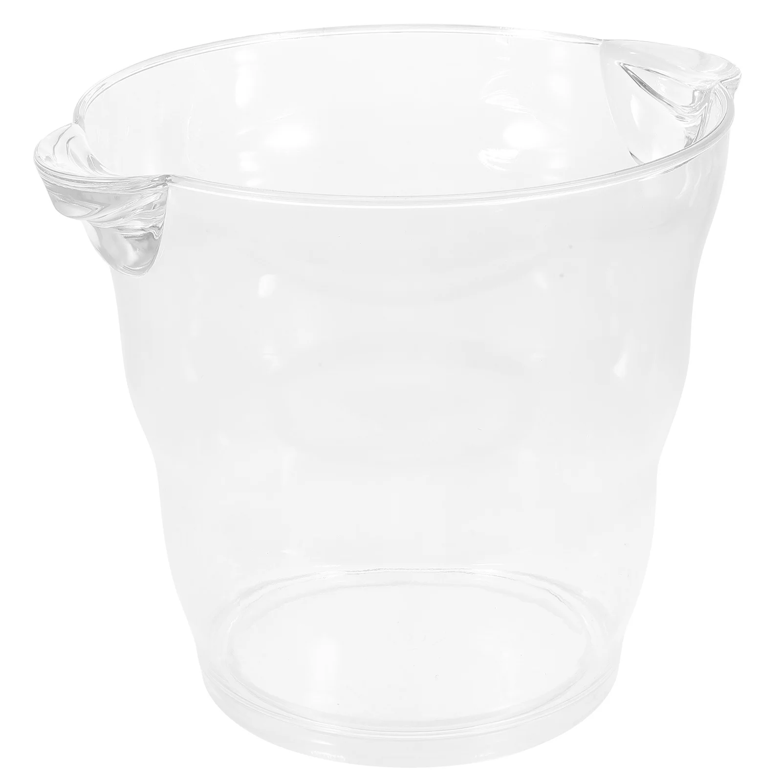 

Acrylic Beer Bucket Ice Cube Bucket Clear Handheld Ice Container for Home Party Bar Buffet Ktv Accessory