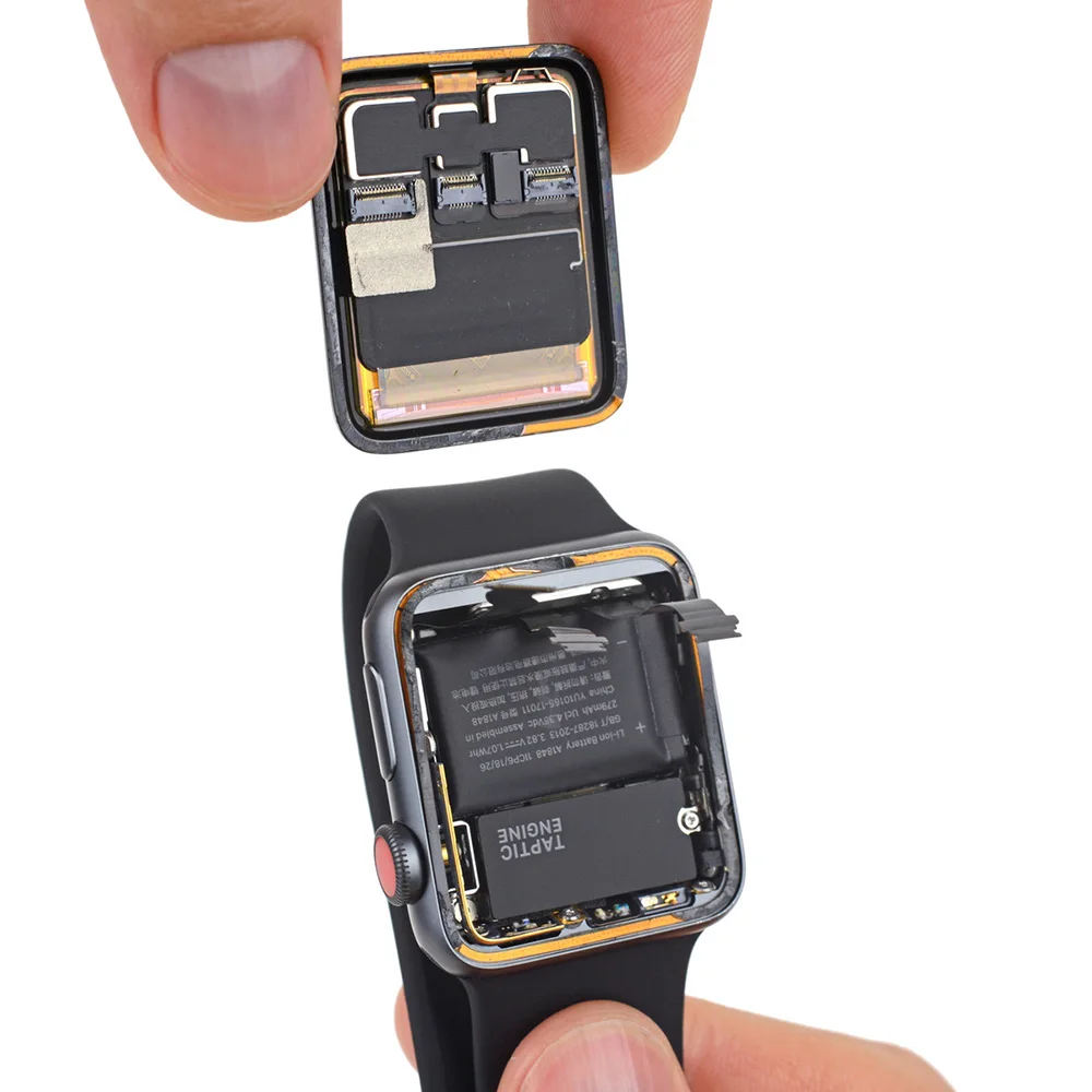 แบตเตอรี่ทดแทนสําหรับ Apple Watch Series SE 1 2 3 4 5 6 7 8 Bateria IWatch S1 S2 S3 GPS LTE S4 S5 S6 S7 S8 38/40/41/42/44/45 มม.