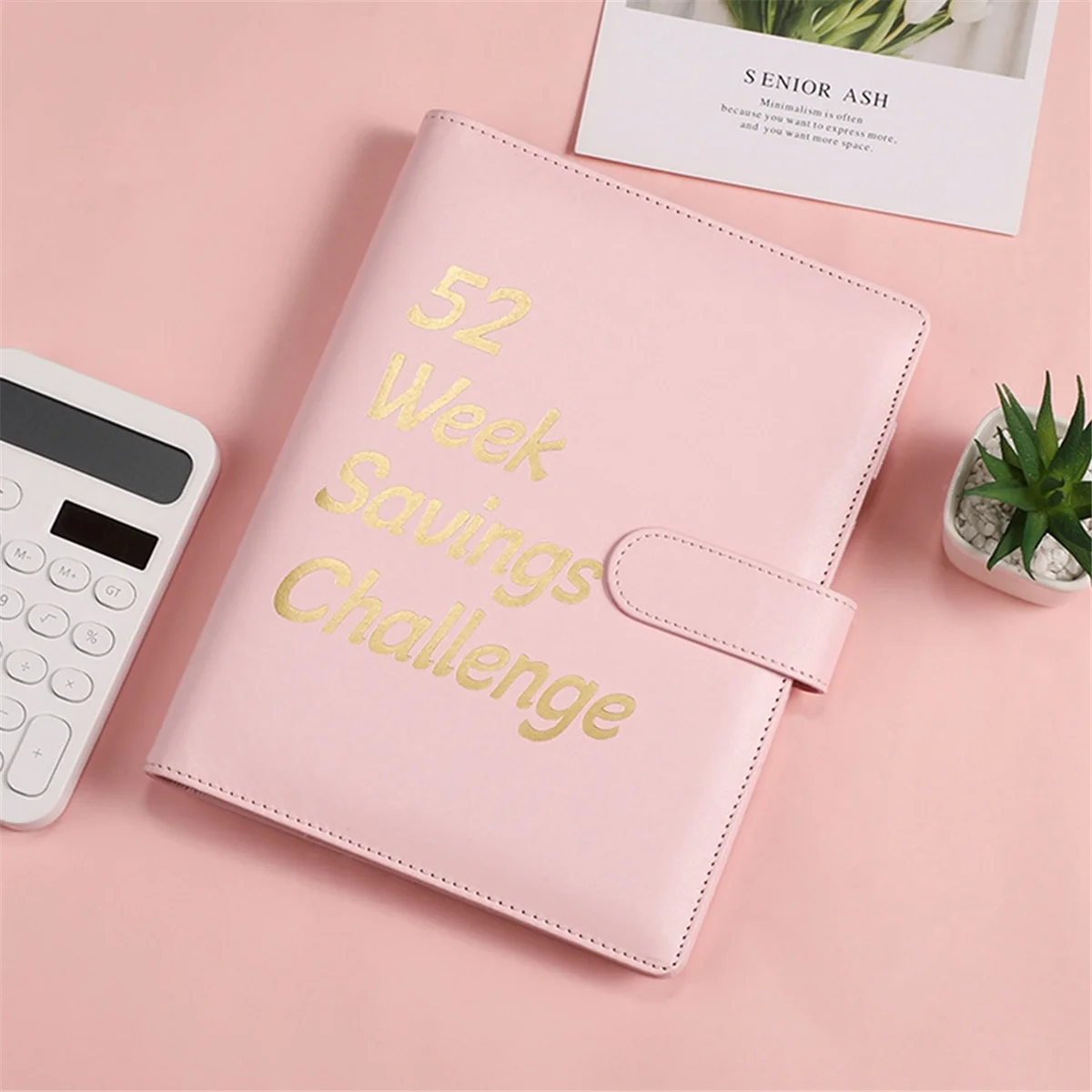 

Popular 52 Week Money Saving Challenge Binder,Money Saving Binder with Savings Challenges Book and Cash Envelopes, White