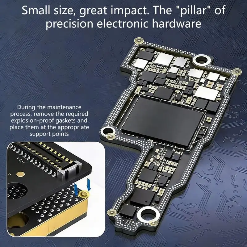 Copper AntiExplosion Gasket Solder Pad For Mobile Phone Motherboards Repair