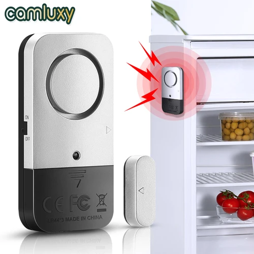 Camluxy-alarma con Sensor de ventana y puerta, sistema de protección de seguridad inalámbrico para el hogar, alarma antirrobo magnética para puerta y ventana, 120dB