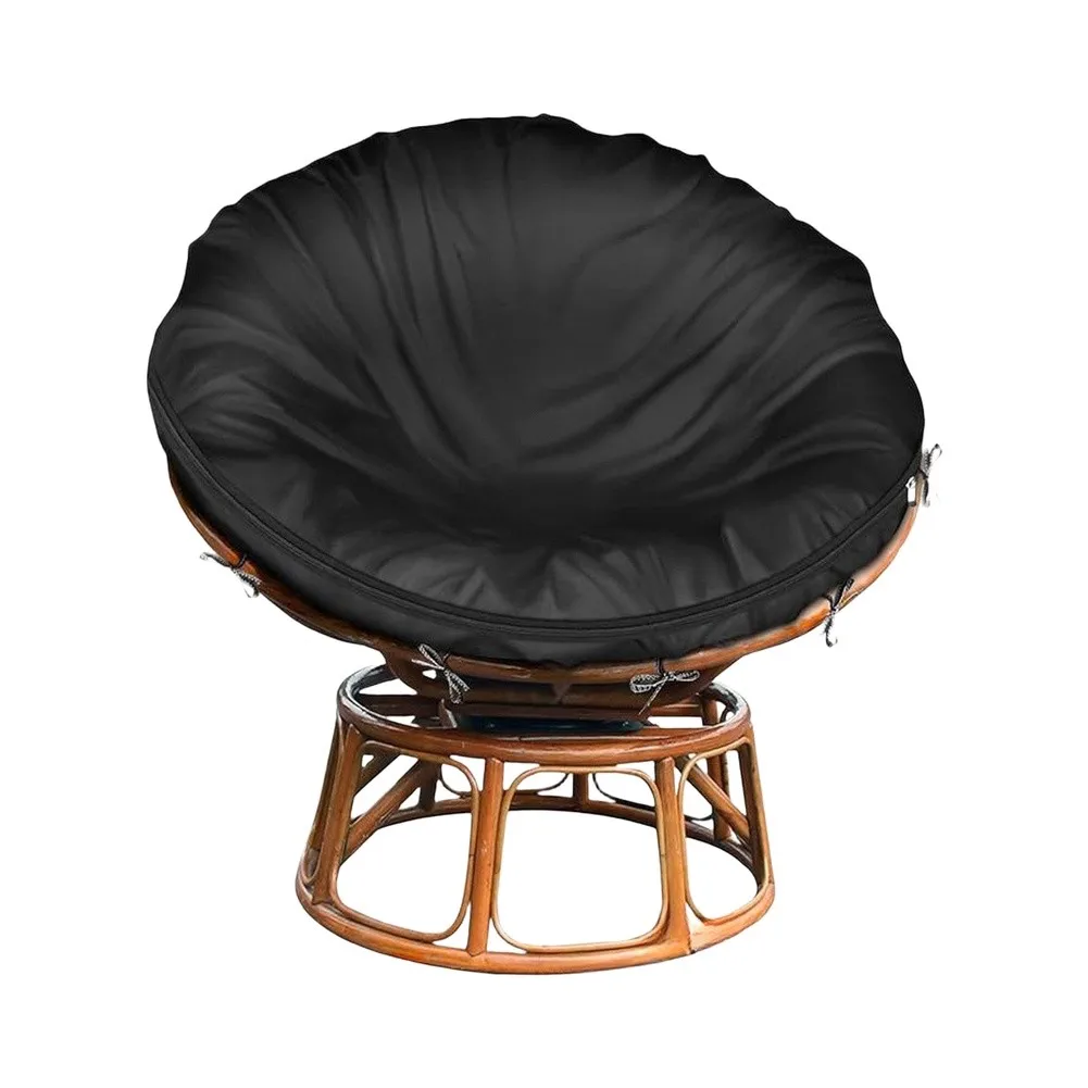 Papasan Chair Cover 600D Oxford Fabric with Zipper Closure for All Season Outdoor Indoor Protection Papasan Chair