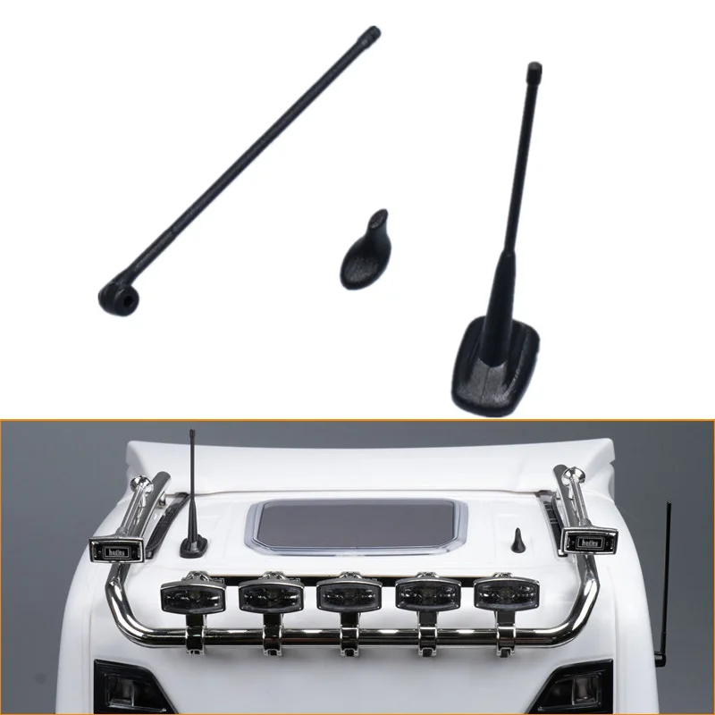 Plastic Simulation Antenna for Tamiya 1/14 RC Truck for SCANIA 770S R620 for VOLVO for BENZ Arocs for MAN Car