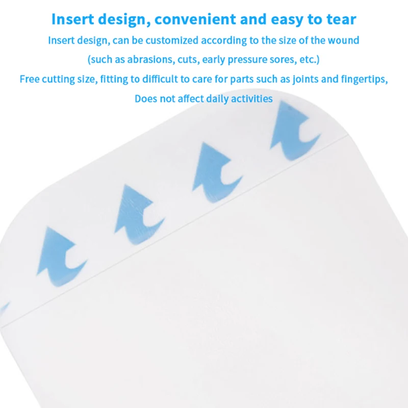 1장 의료용 투명 하이드로콜로이드 접착 상처 드레싱 얇은 치유 패드 상처 패치 여드름 패치 크기 5*5cm, 10*10cm